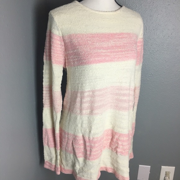 Calvin Klein Pink & White Sweater - Picture 2 of 5